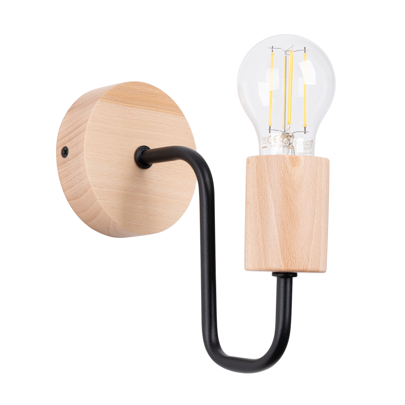 Wandlamp TIMBO zwart