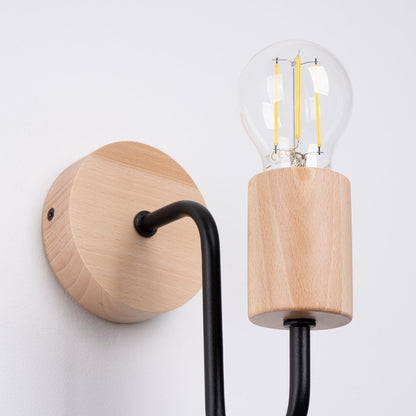 Wandlamp TIMBO zwart