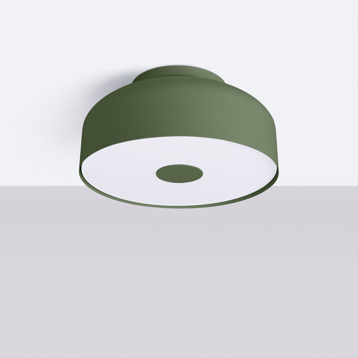 Plafondlamp OMIQ olijfgroen