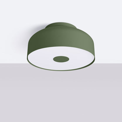 Plafondlamp OMIQ olijfgroen