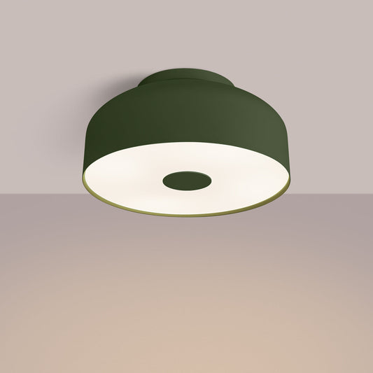 Plafondlamp OMIQ olijfgroen
