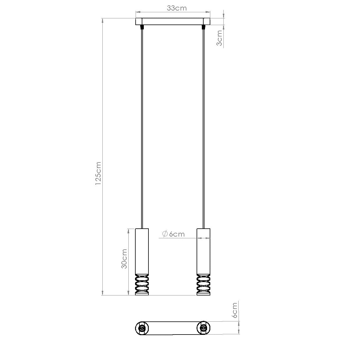 Hanglamp LAMI 2 wit