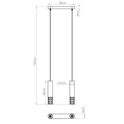 Hanglamp LAMI 2 wit