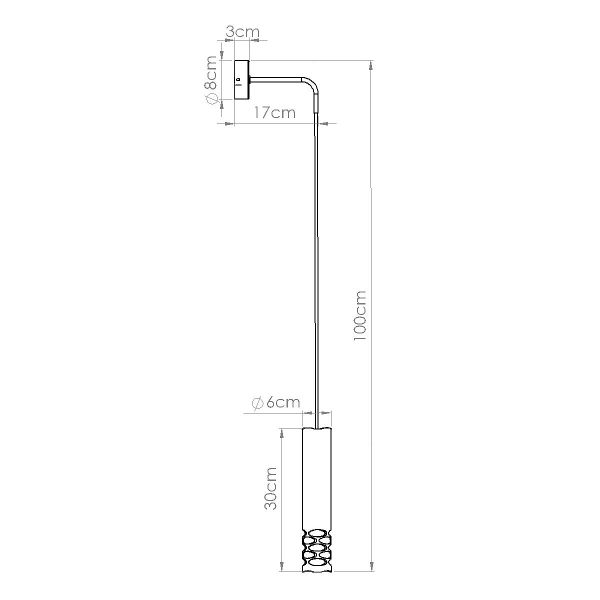Wandlamp LIRO wit