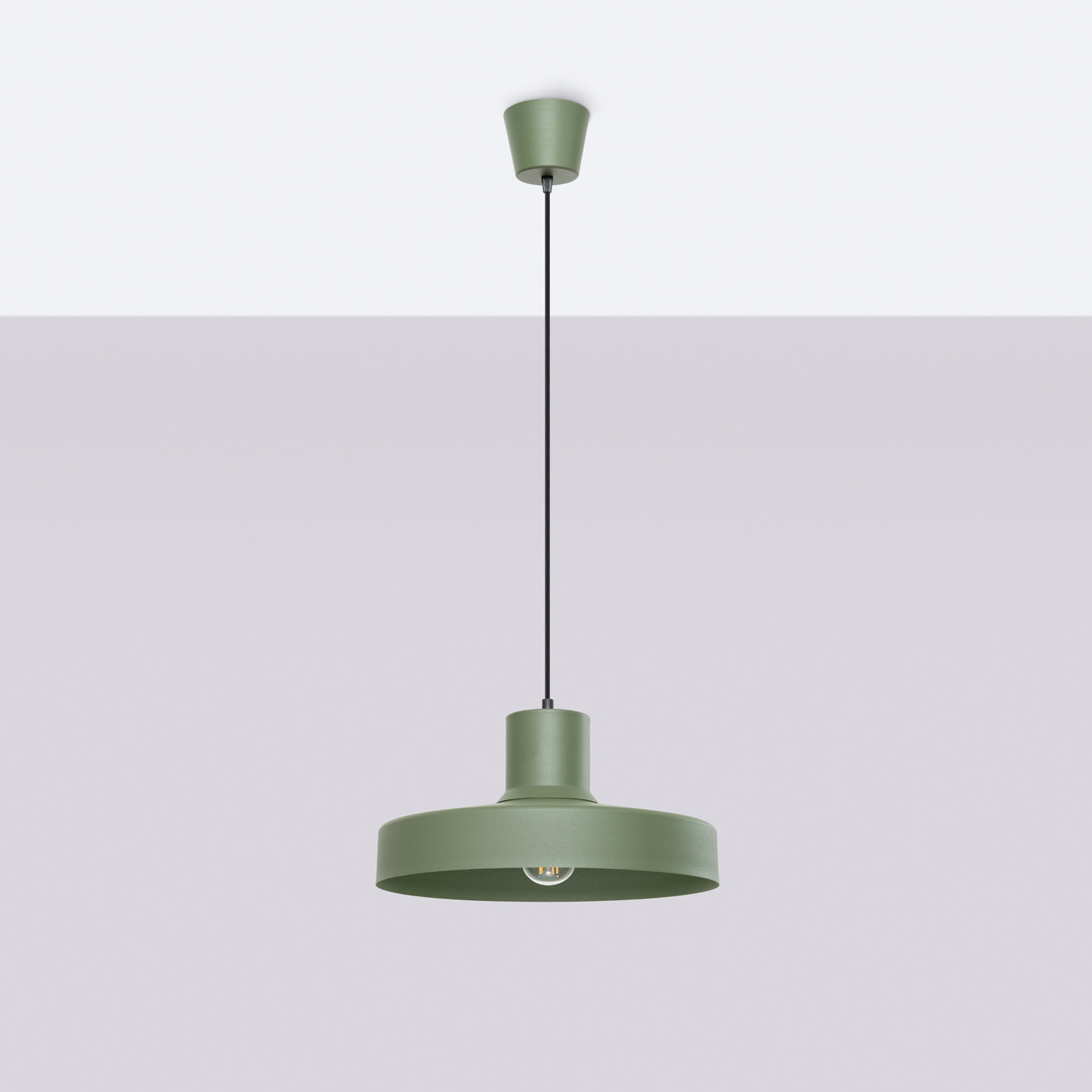 Hanglamp BILO olijfgroen