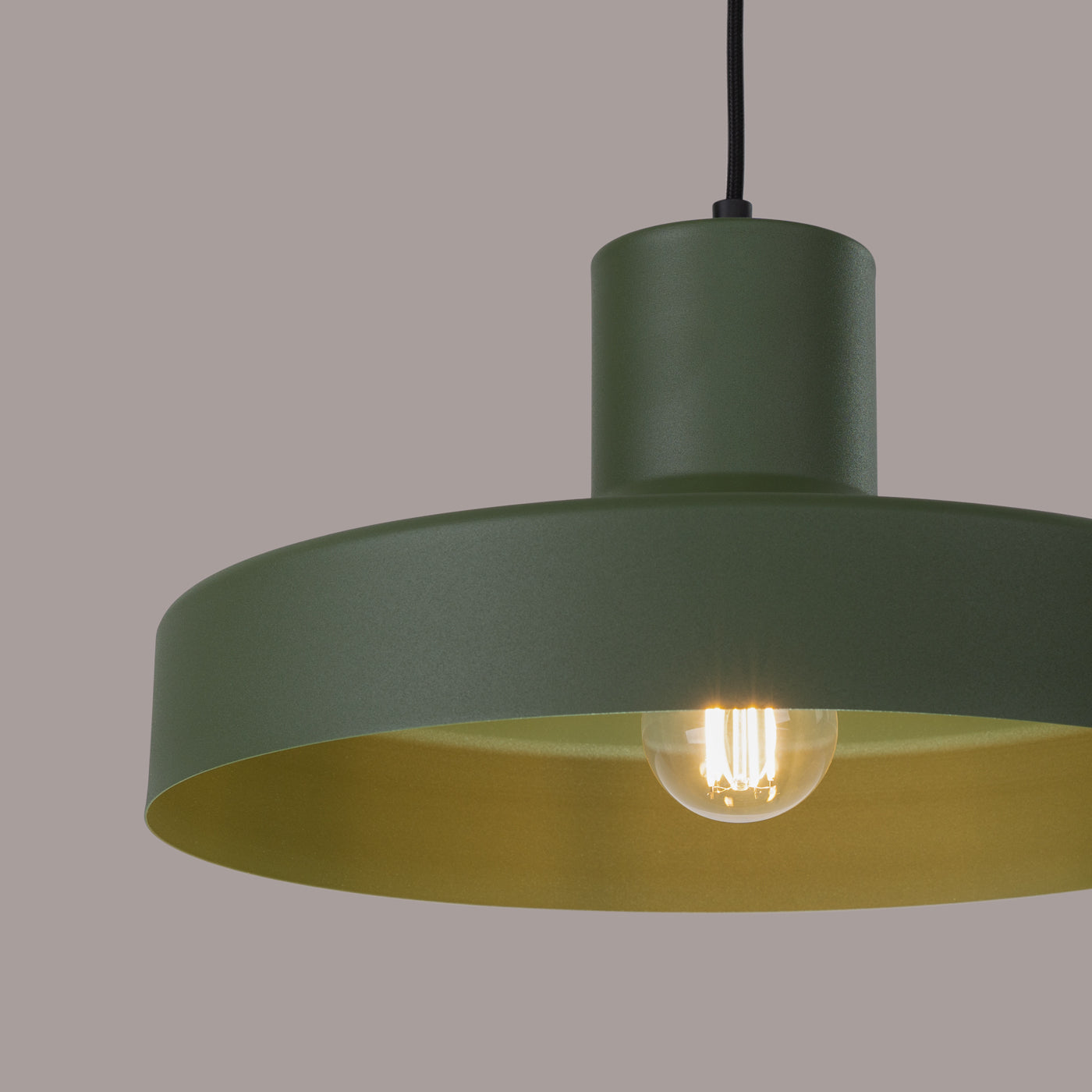 Hanglamp BILO olijfgroen