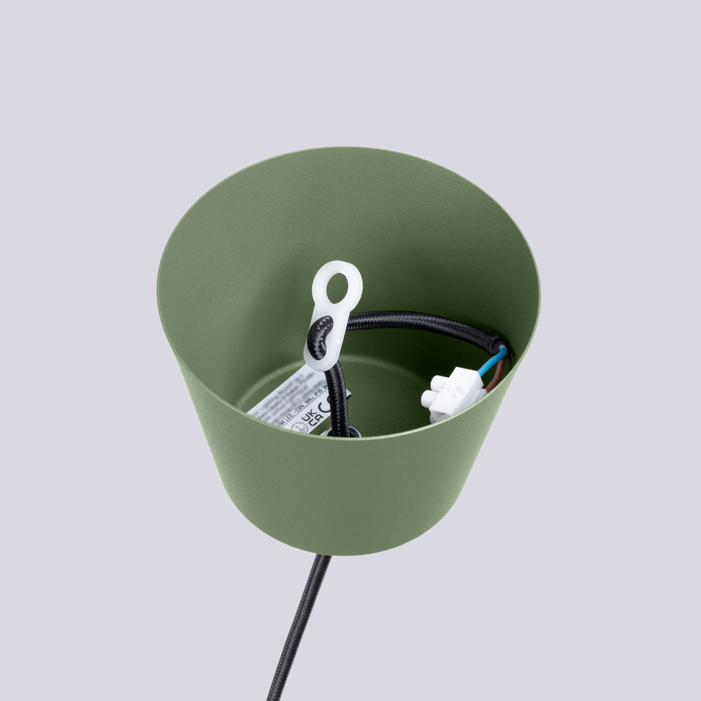 Hanglamp BILO olijfgroen