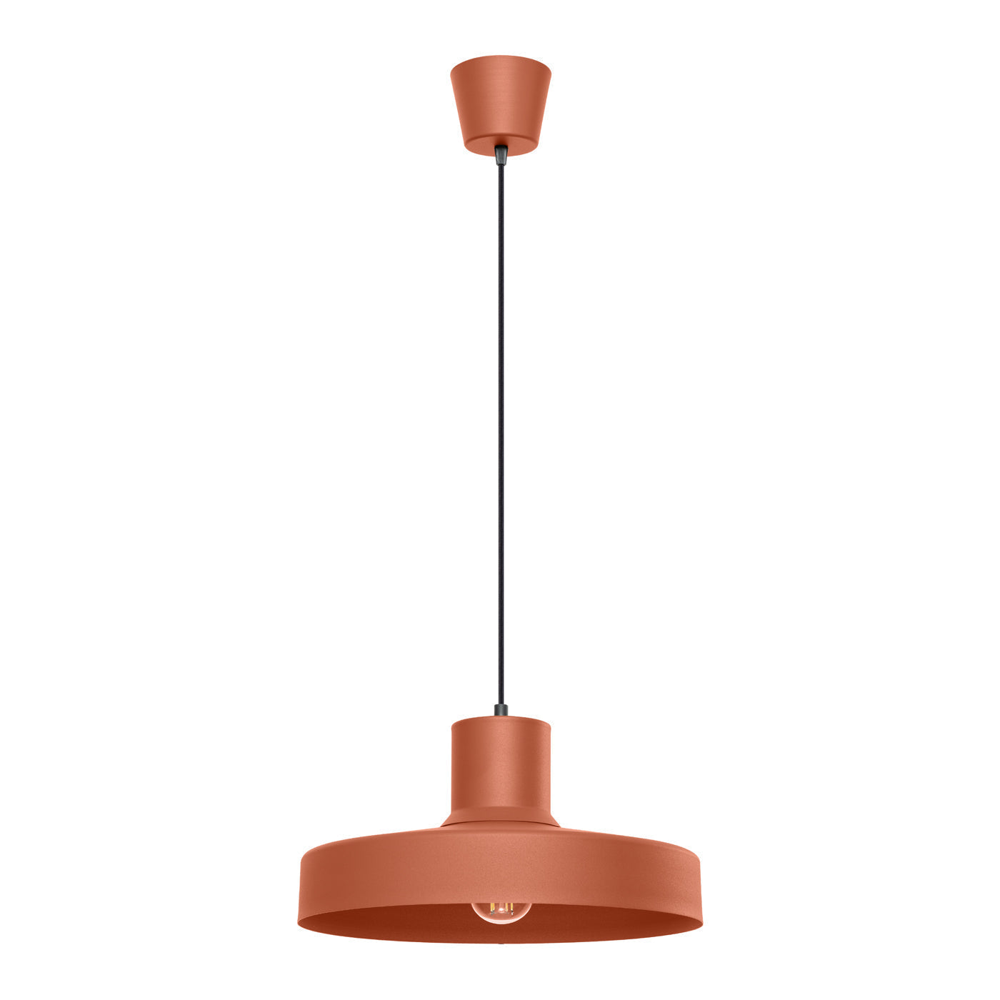 Hanglamp BILO rood oker