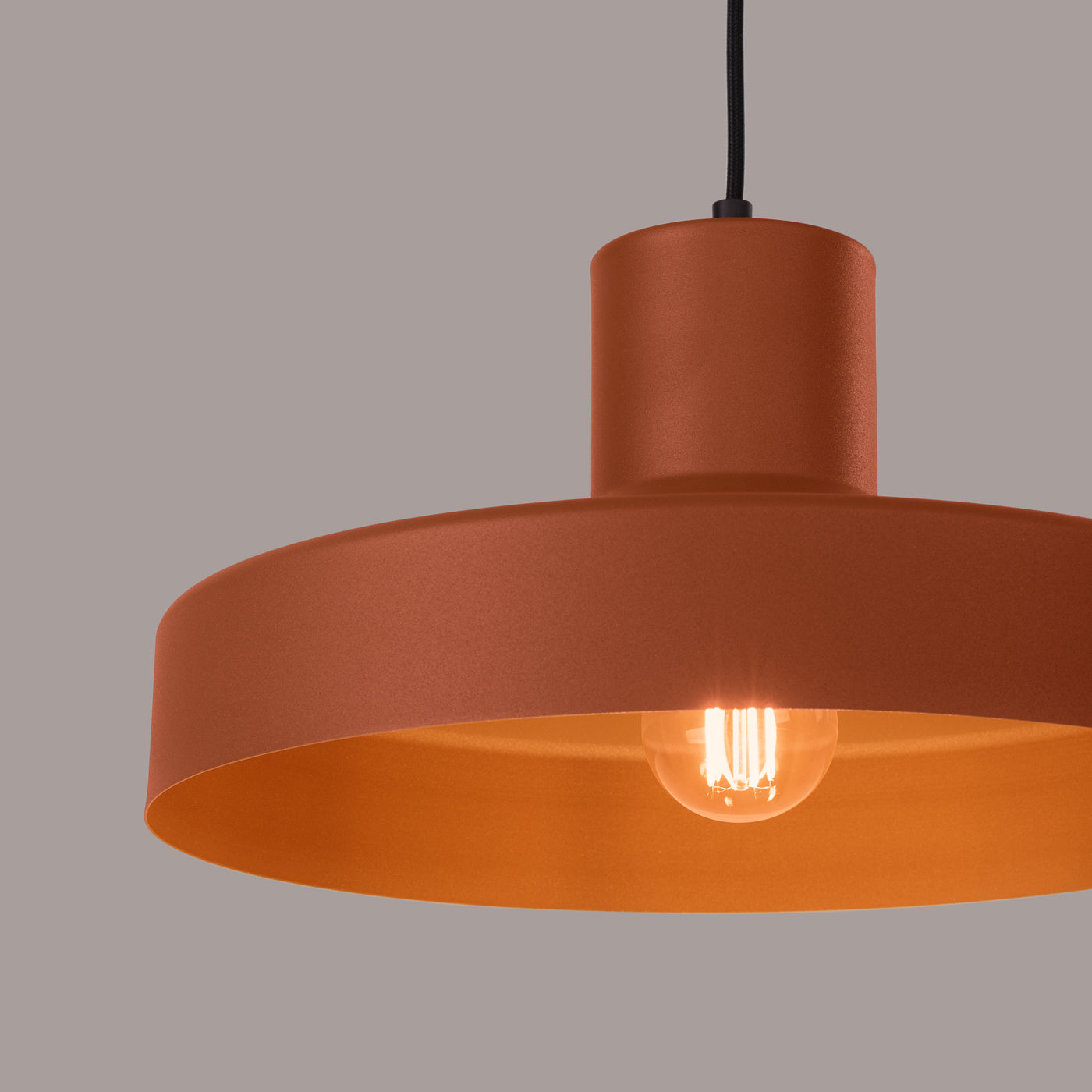 Hanglamp BILO rood oker