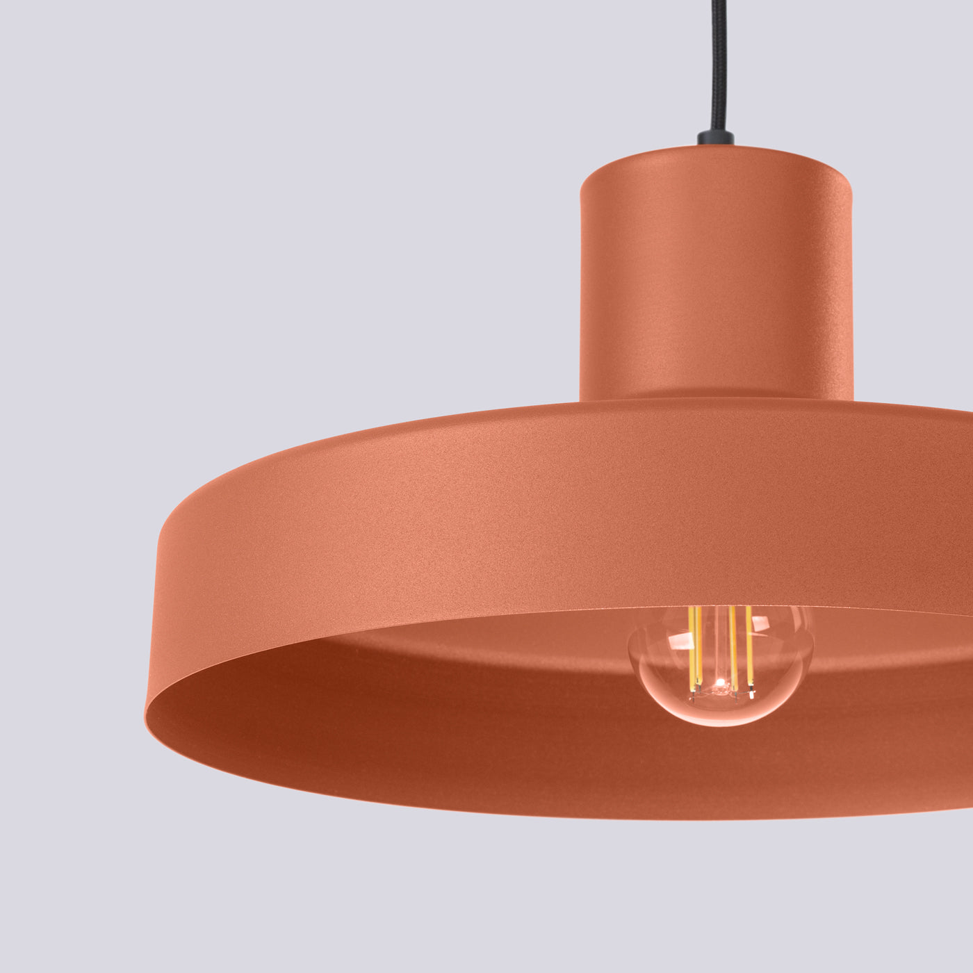 Hanglamp BILO rood oker