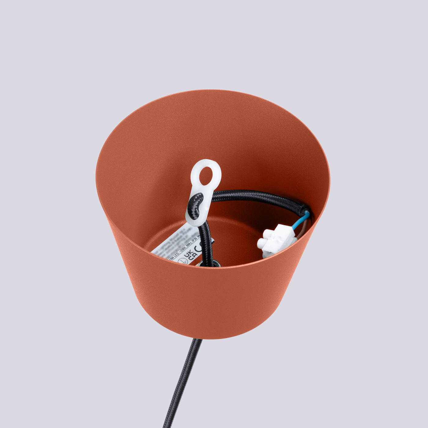 Hanglamp BILO rood oker