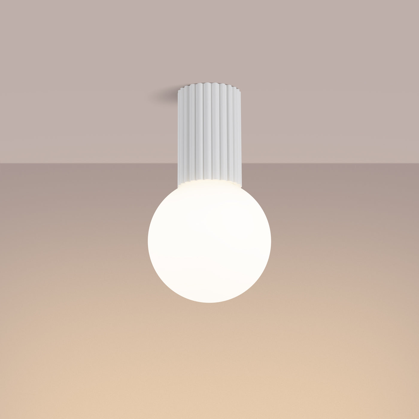 Plafondlamp HALO wit IP44