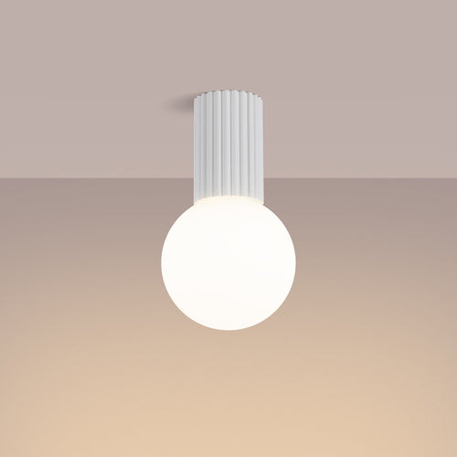Plafondlamp HALO wit IP44