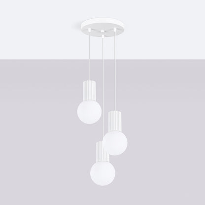 Hanglamp HALO 3P wit