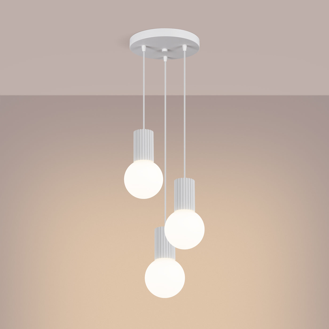Hanglamp HALO 3P wit