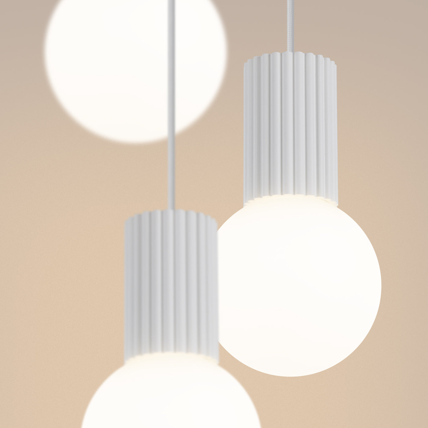Hanglamp HALO 3P wit