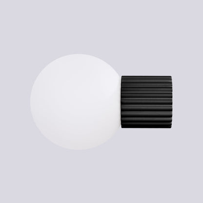 Wandlamp HALO zwart IP44