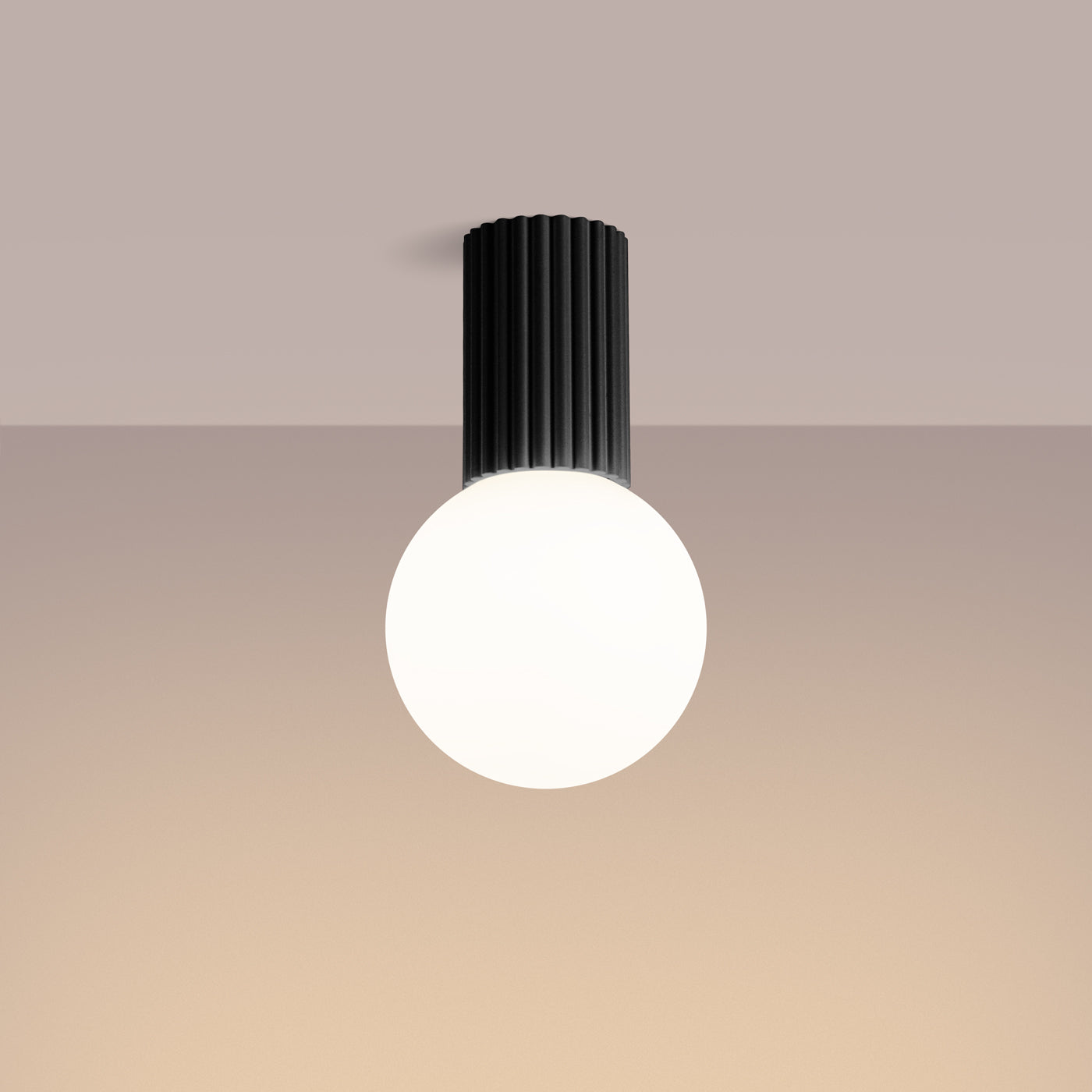 Plafondlamp HALO zwart IP44