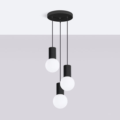 Hanglamp HALO 3P zwart