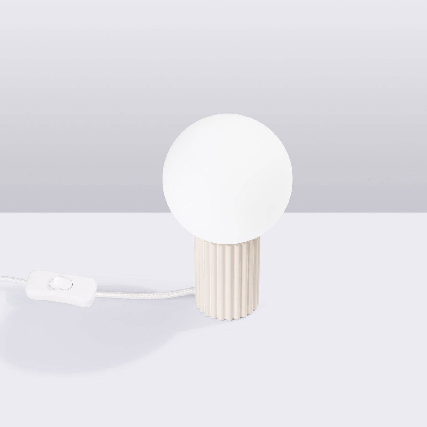 Tafellamp HALO beige