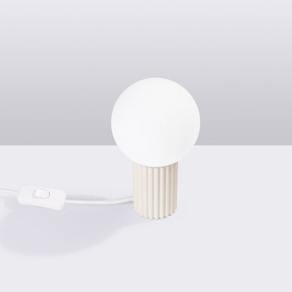 Tafellamp HALO beige