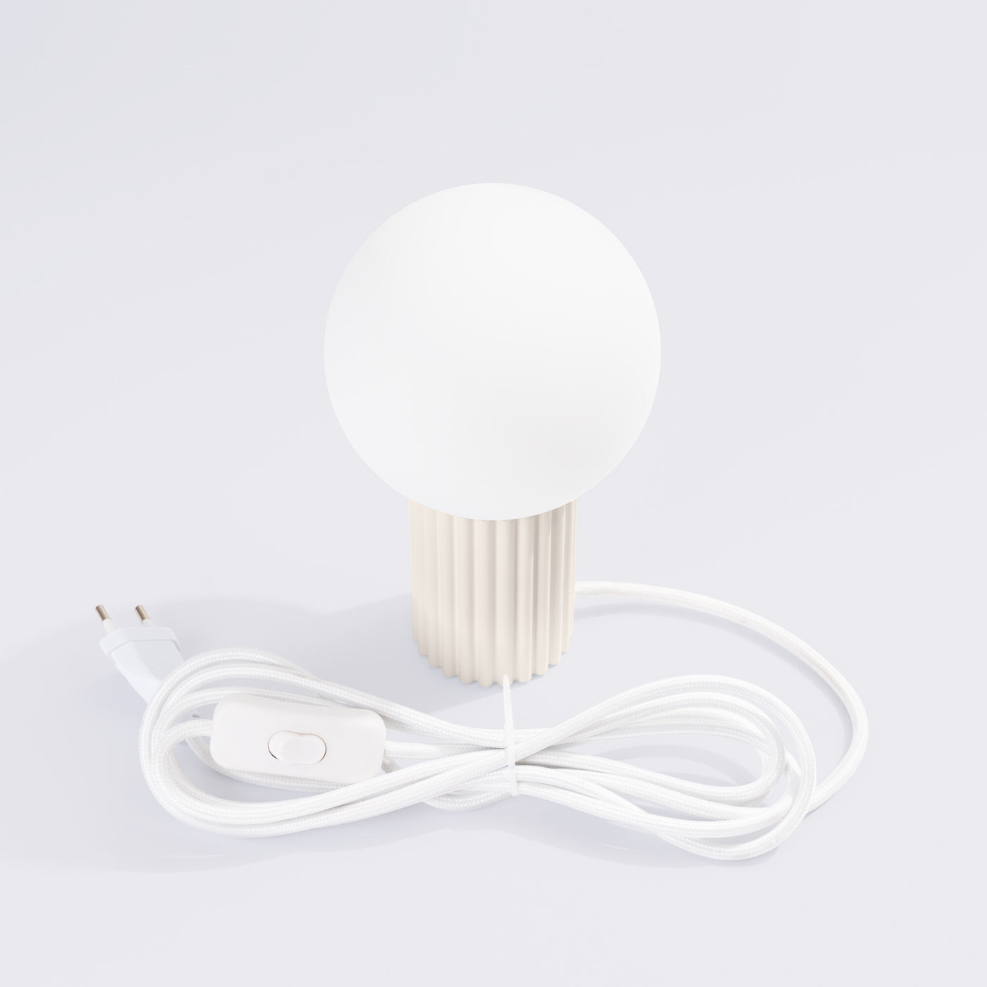 Tafellamp HALO beige