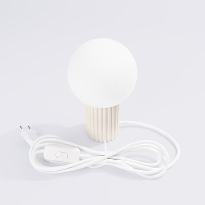 Tafellamp HALO beige