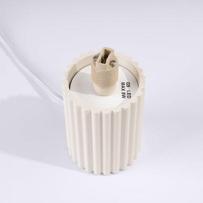 Tafellamp HALO beige