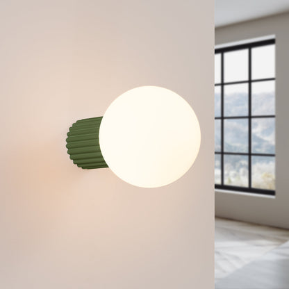 Wandlamp HALO olijfgroen IP44