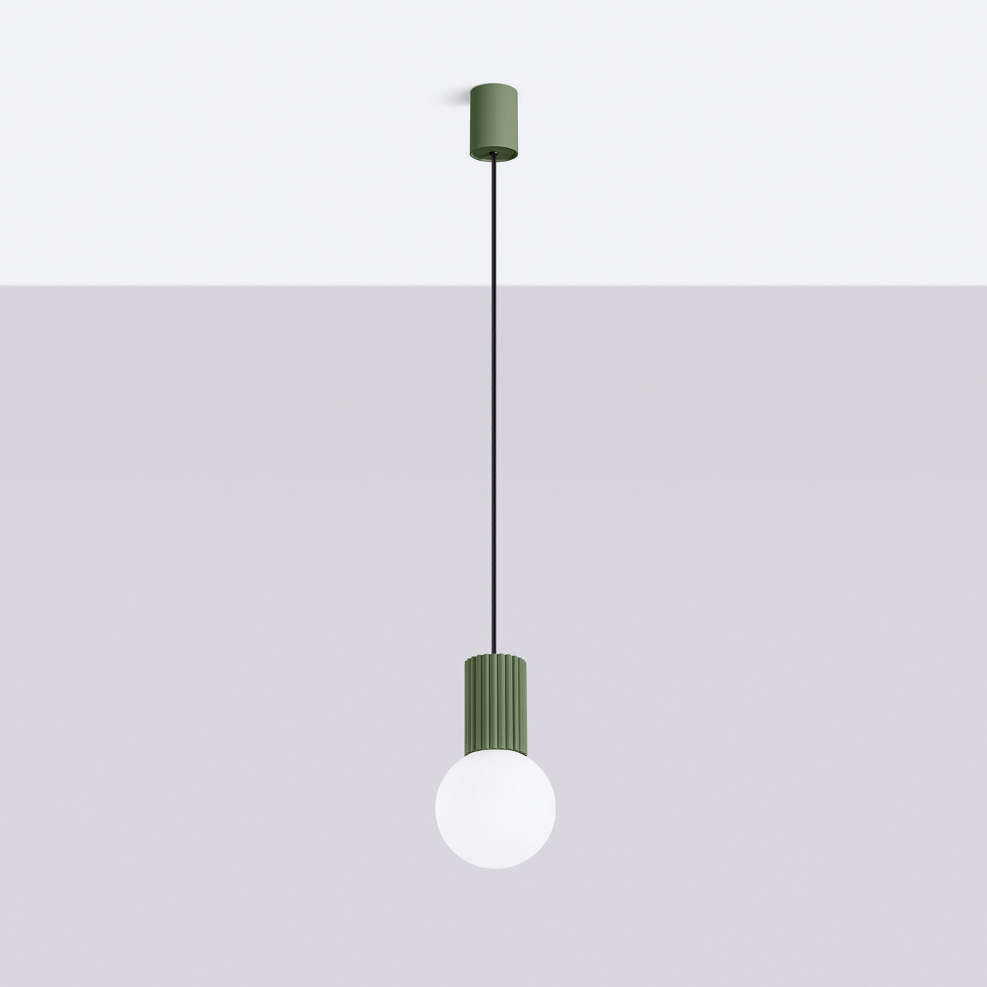 Hanglamp HALO 1 olijfgroen
