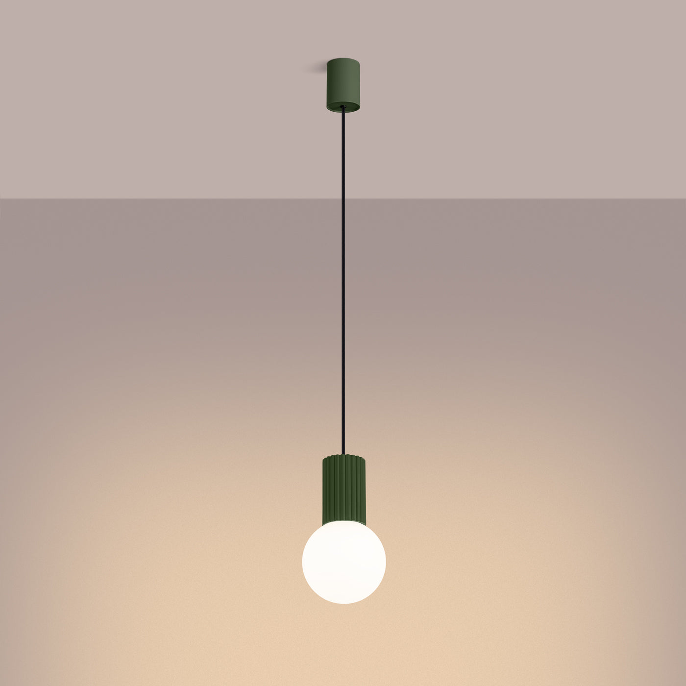 Hanglamp HALO 1 olijfgroen
