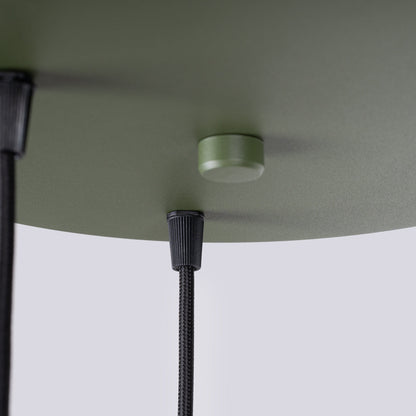 Hanglamp HALO 3P olijfgroen