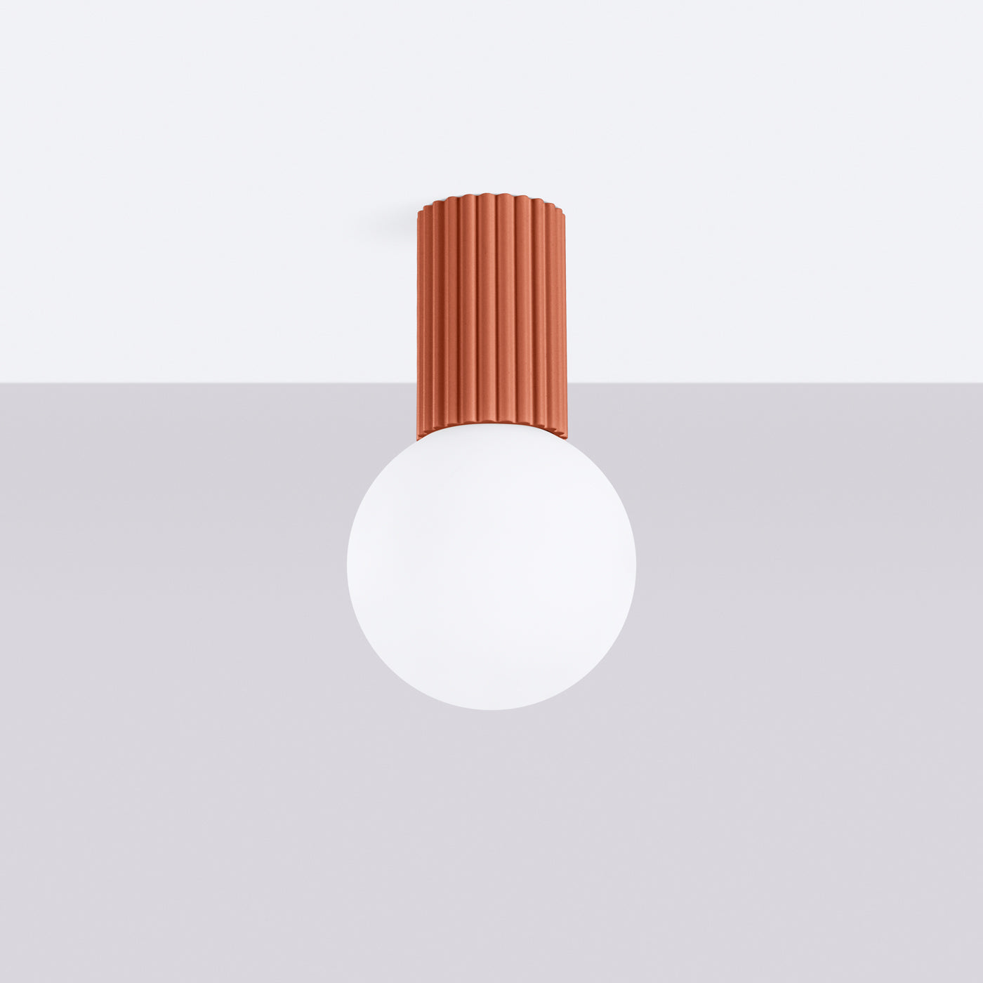 Plafondlamp HALO rode okra IP44