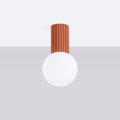 Plafondlamp HALO rode okra IP44