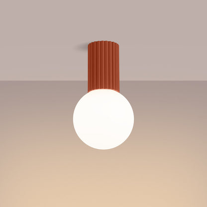 Plafondlamp HALO rode okra IP44