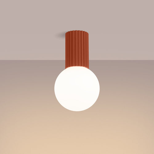 Plafondlamp HALO rode okra IP44