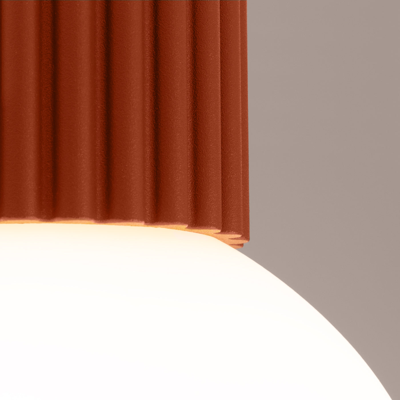 Plafondlamp HALO rode okra IP44