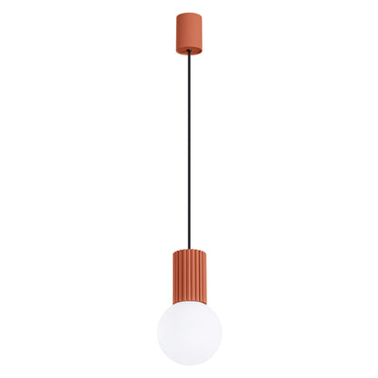 Hanglamp HALO 1 rood ochra