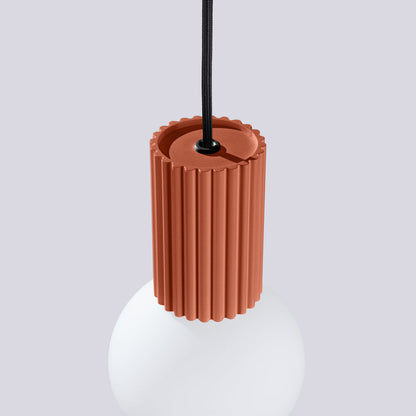 Hanglamp HALO 1 rood ochra