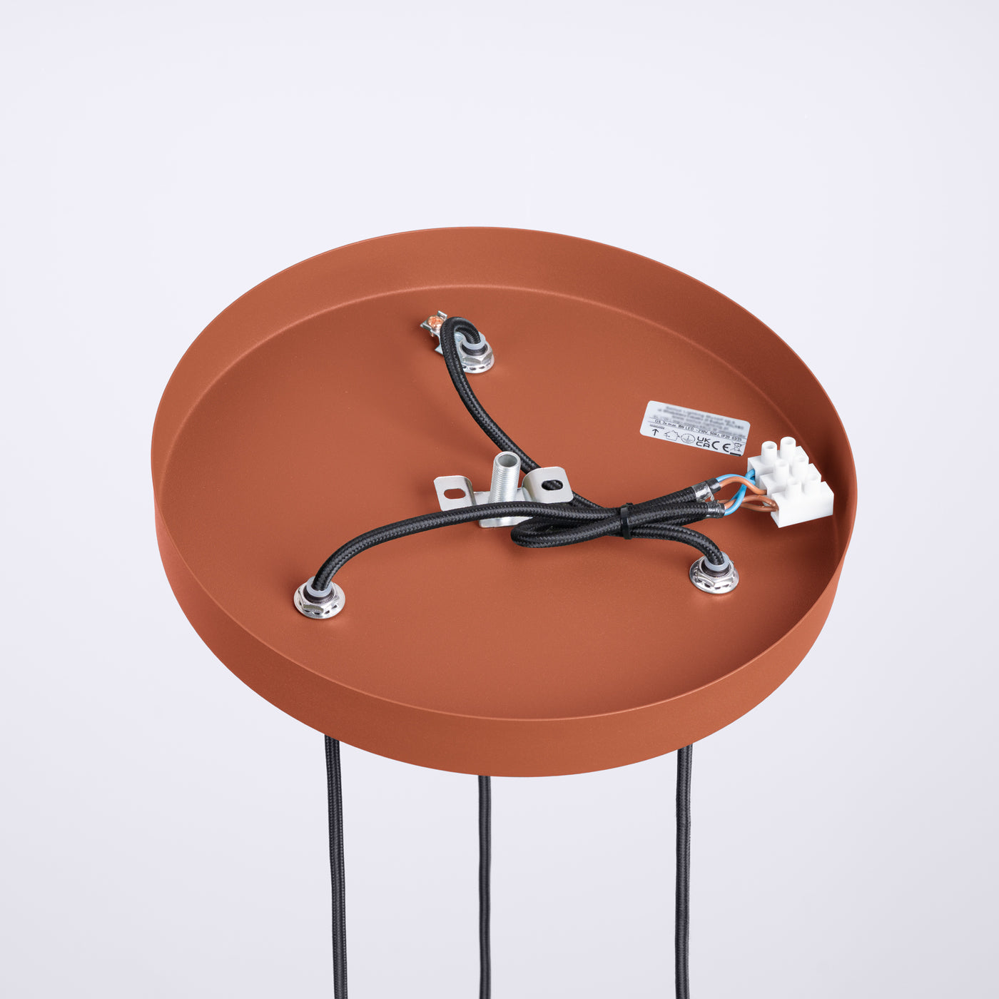 Hanglamp HALO 3P rood ochra