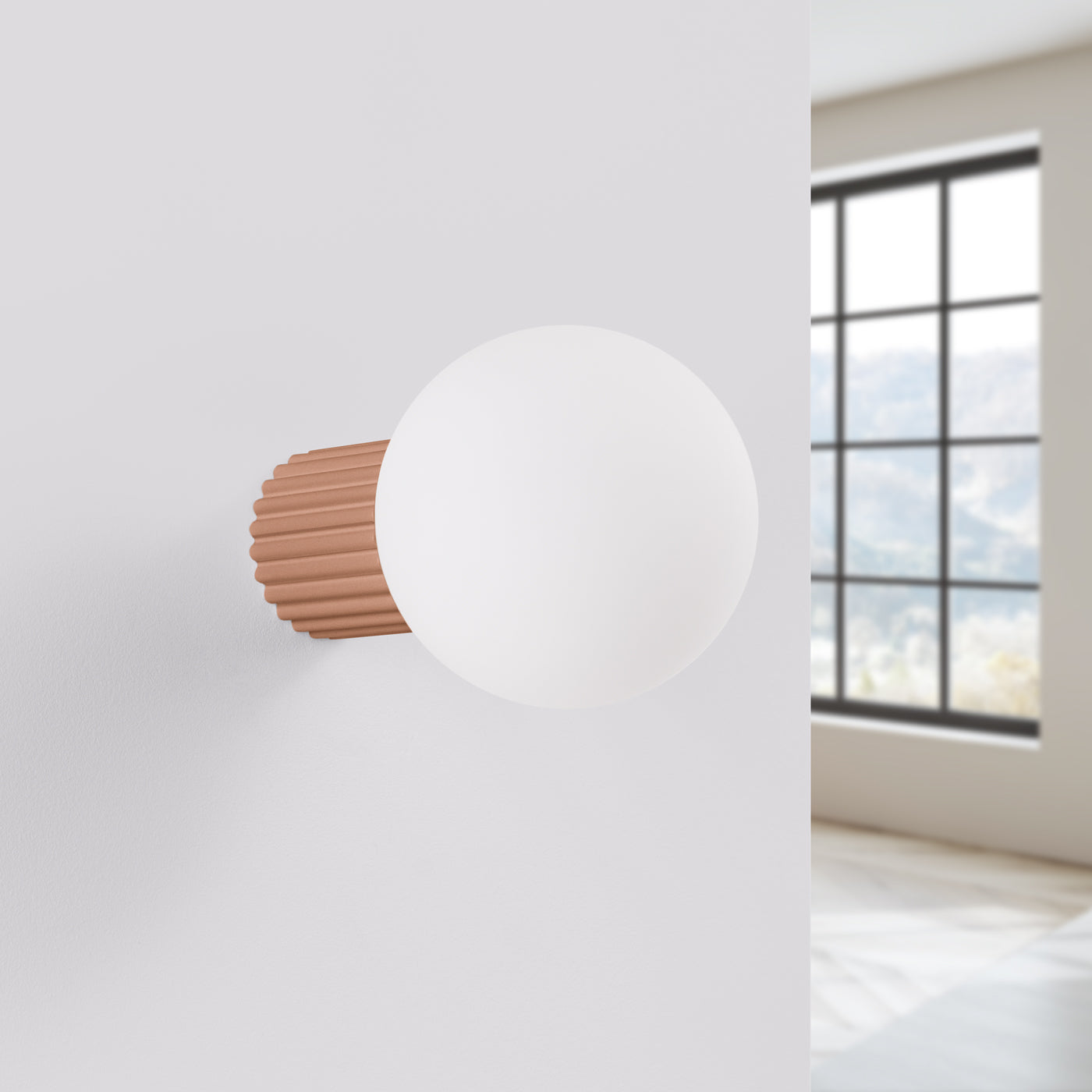 Wandlamp HALO mokka IP44