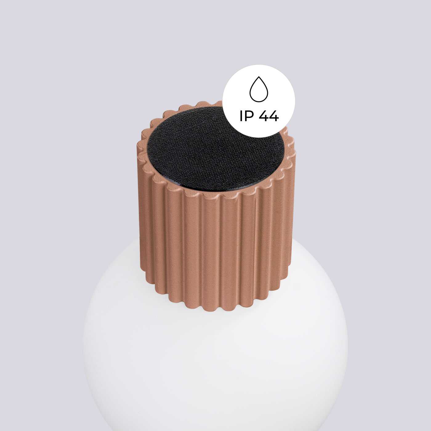 Wandlamp HALO mokka IP44
