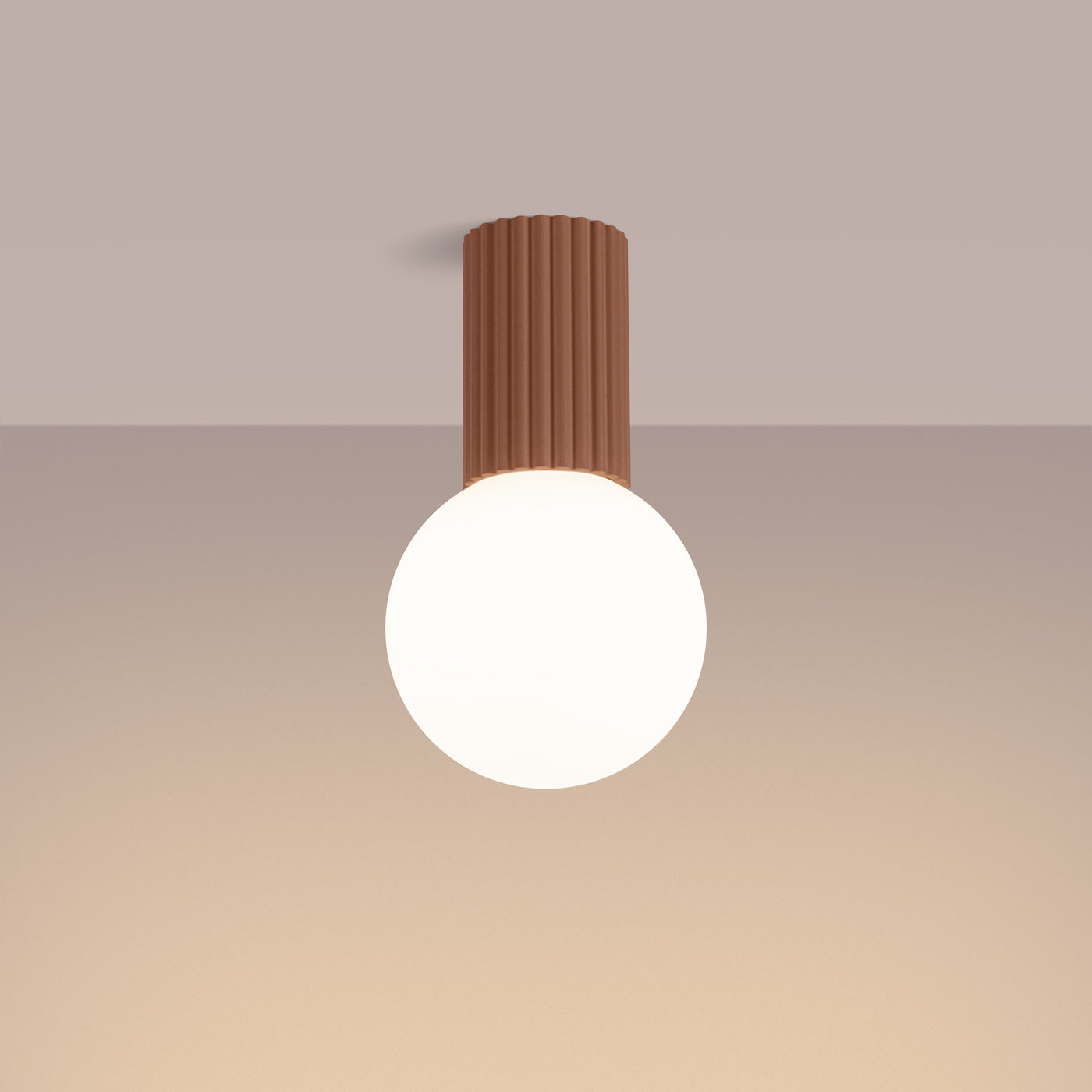 Plafondlamp HALO mokka IP44
