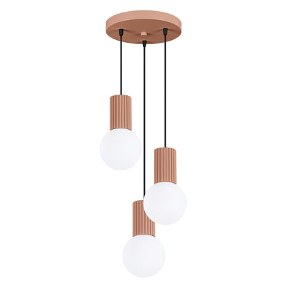 Hanglamp HALO 3P mokka