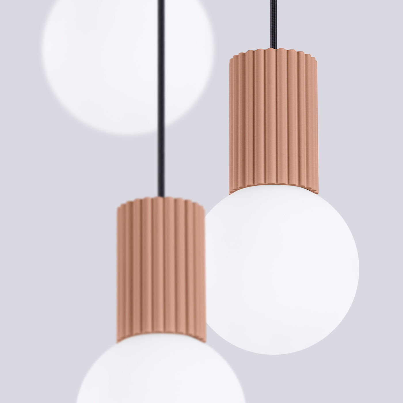 Hanglamp HALO 3P mokka