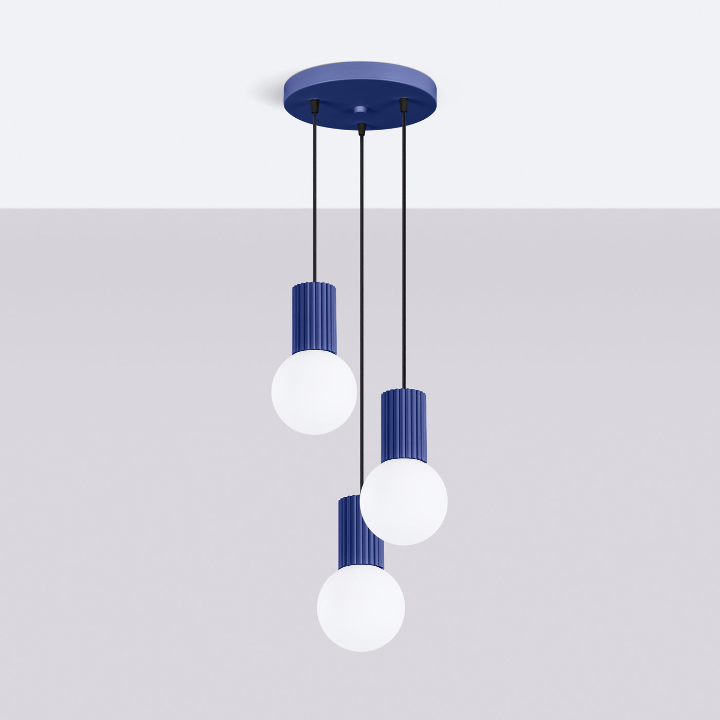 Hanglamp HALO 3P ultramarijn
