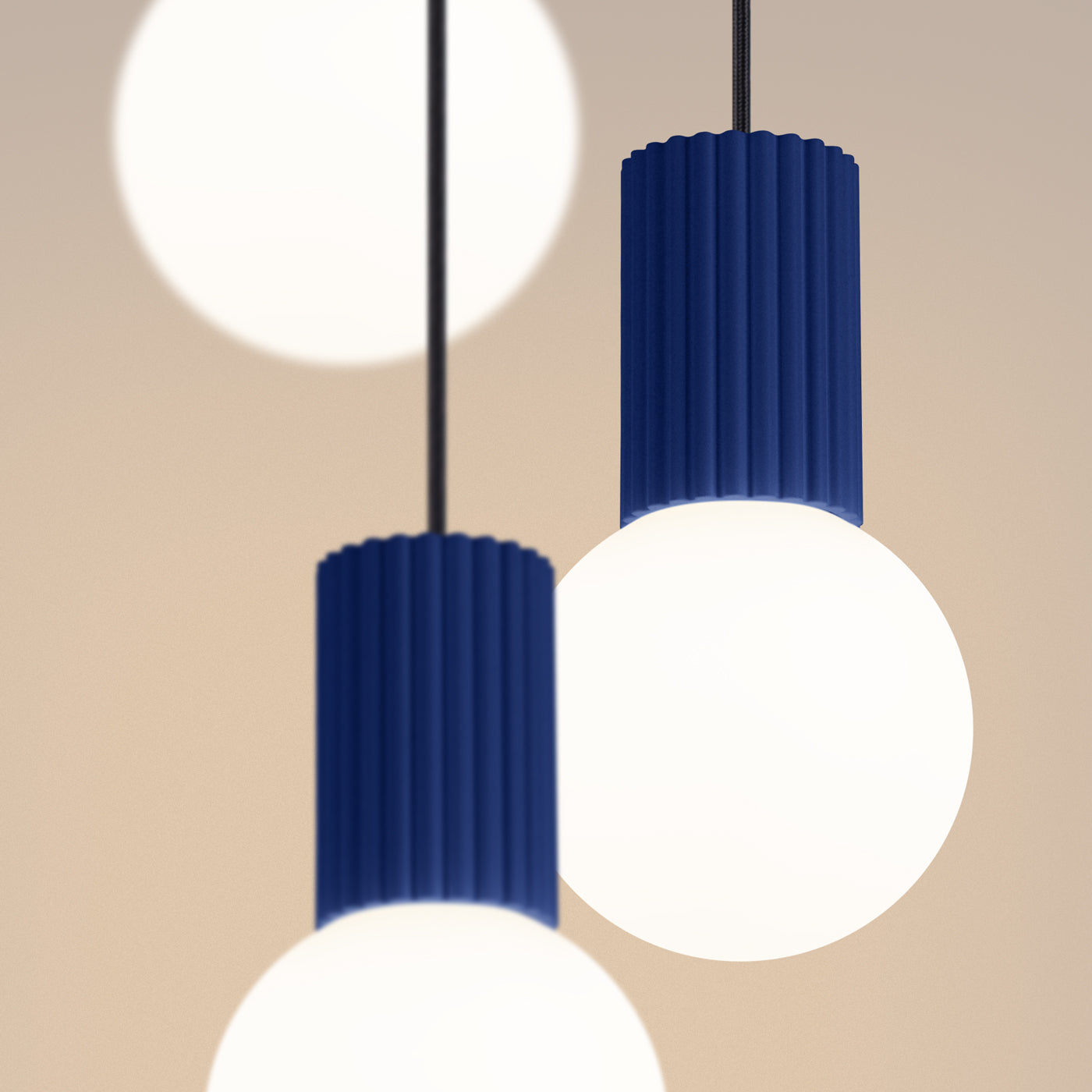 Hanglamp HALO 3P ultramarijn