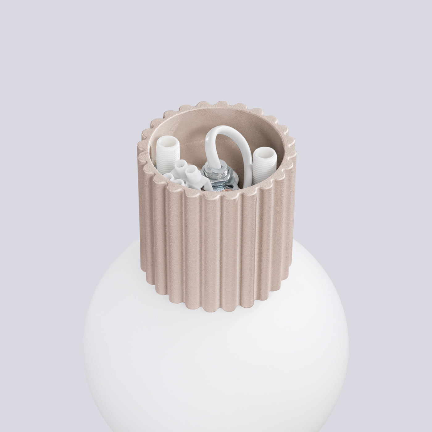 Wandlamp HALO taupe IP44