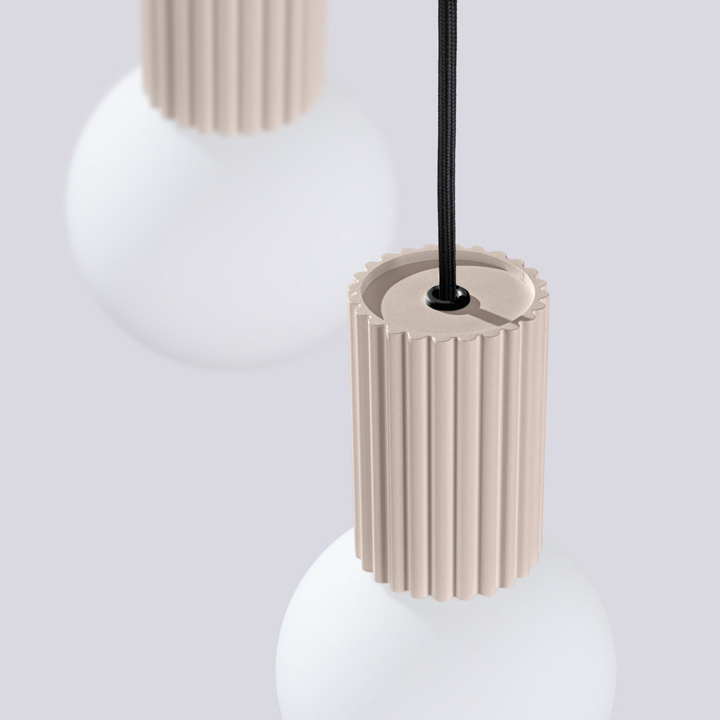 Hanglamp HALO 3P taupe