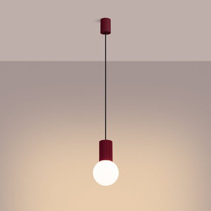 Hanglamp HALO 1 bordeauxrood